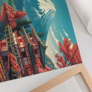 Poszter nyomtatás Japonská krajina