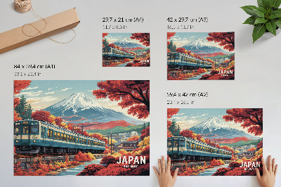 Fali poszter: japán tájkép