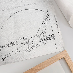 Fali poszter Kresba člověka