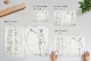 Fali poszter Kresba člověka