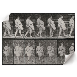 Fali poszter Obézní žena