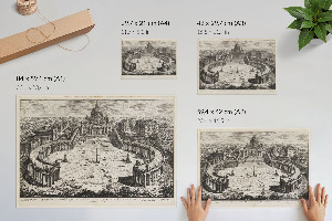 Plakát Vatikánské nádvoří