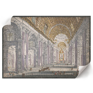 Fali poszter Interiér baziliky