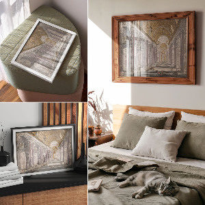 Fali poszter Interiér baziliky