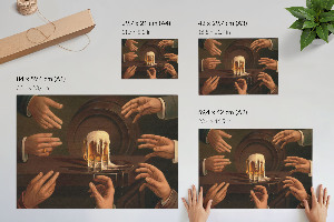 Poszter nyomtatás Sedm mužských rukou