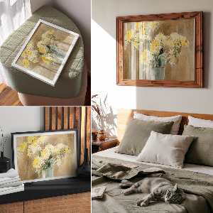 Plakát Váza s květinami