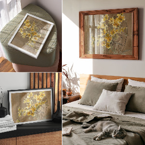 Fali poszter Žlutý květ