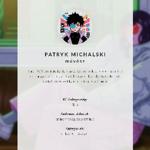 Poszter Futuristická postava