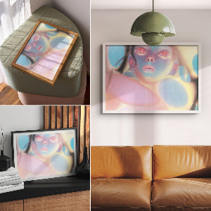 Poszter Futuristická postava