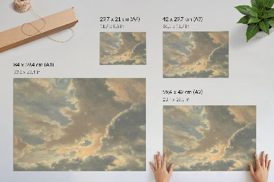 Poszternyomtatás „Felhők az égen”