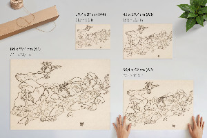 Fali poszter Horský potok