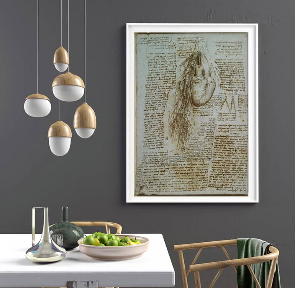 Leonardo da Vinci anatómiai poszterek