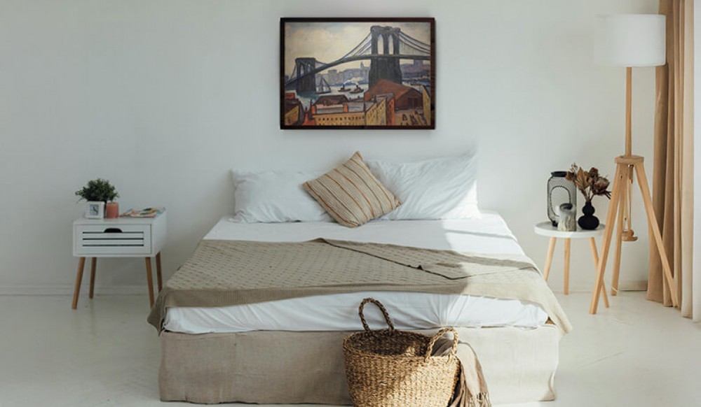 Vintage stílusú hálószoba